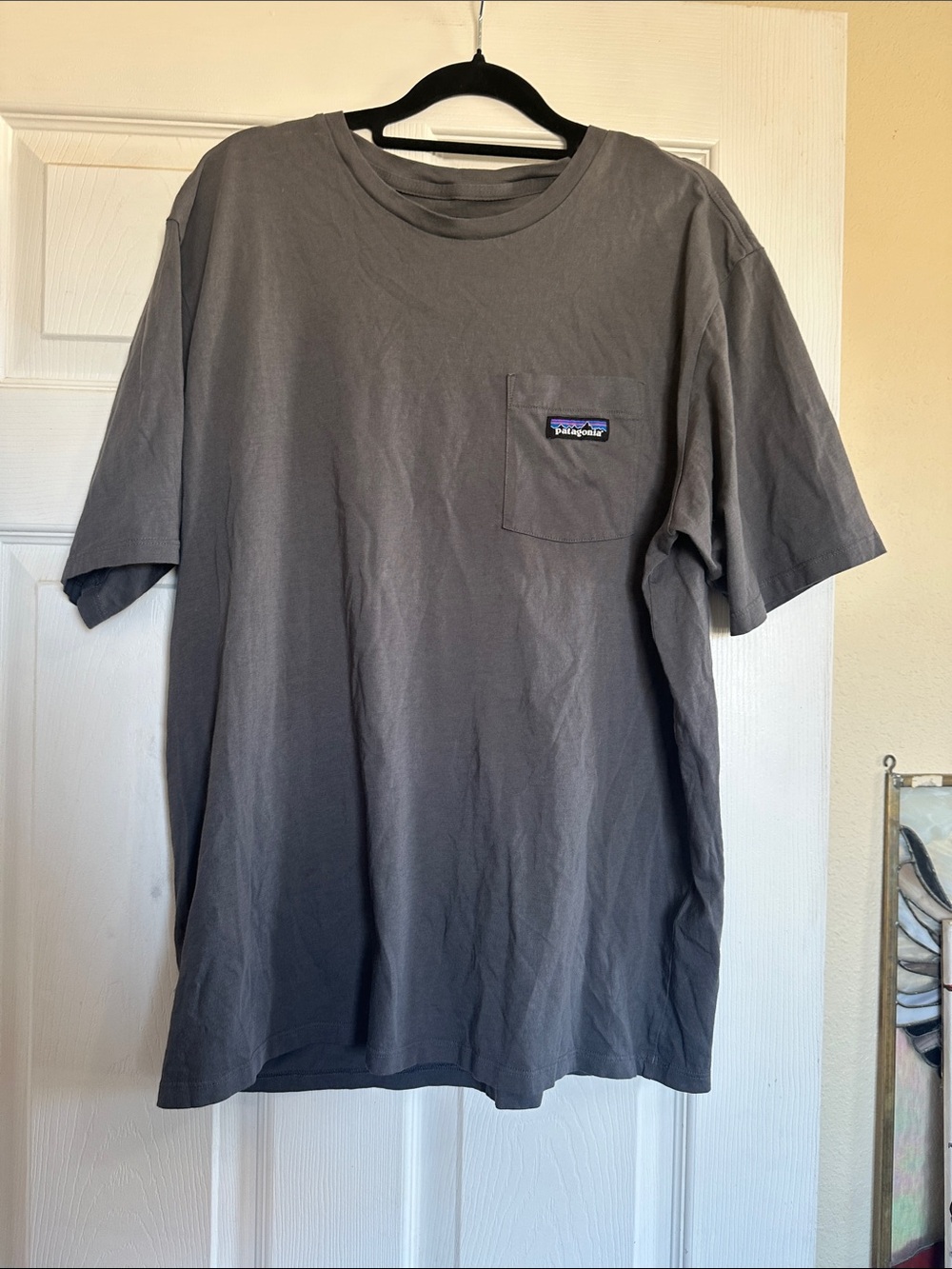 Patagonia Short-Sleeve Pocket Tee in Charcoal Gray